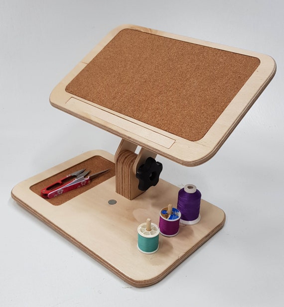 Lap desk for sewing, applique, reading, writing