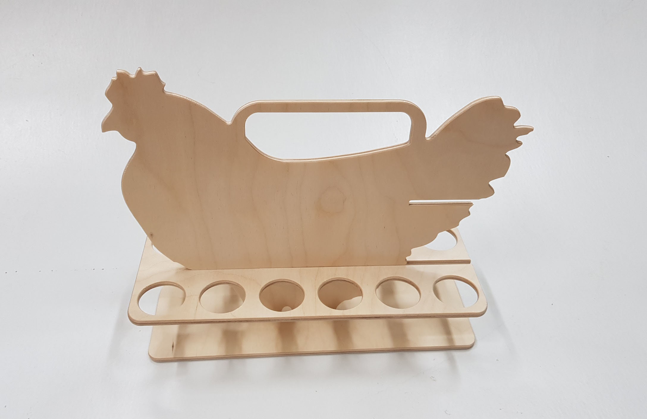 Farm Fresh Egg Holder Kit unpainted Countertop Chicken Holder 