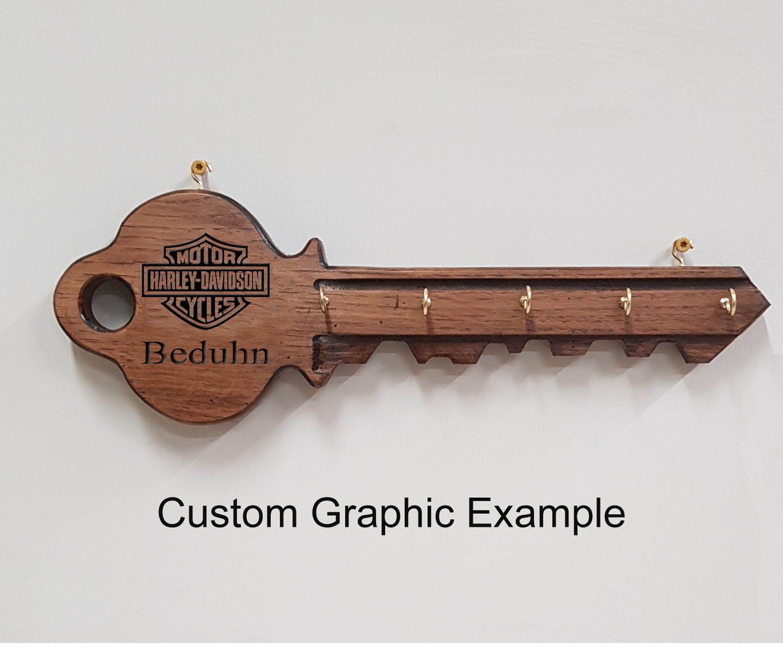 Personalized Wood Key Hanger for Wall Wedding Housewarming Etsy