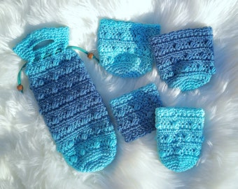 Patrón PDF de conjunto acogedor recubierto de caramelo