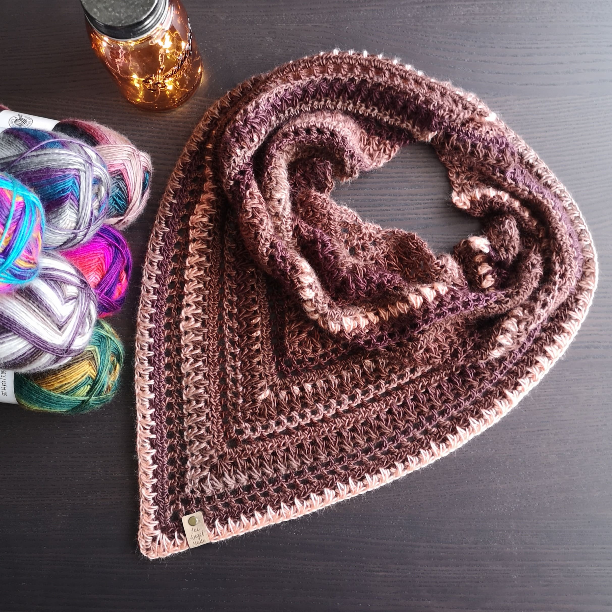 Snow Pixie Triangle Scarf PDF Pattern - Etsy