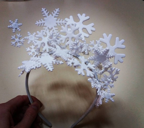 snowflake headband baby