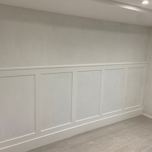 LAGE kosten overschilderbare mdf-wandbekledingsset - doe-het-zelfinstallatie - optionele topkap