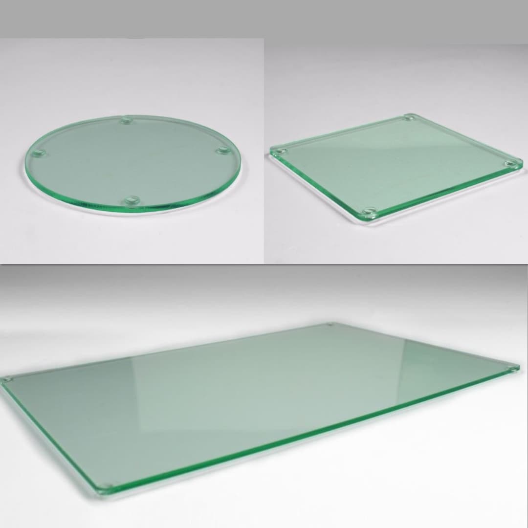 Glass Acrylic Coaster and Placemat Kitchen Dining Table Coasters Modern
