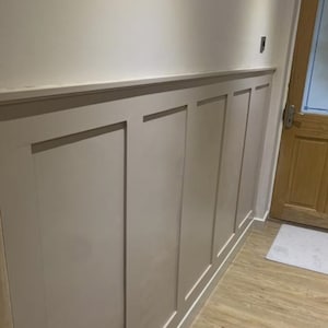 LAGE kosten lambriseringkit - DIY custom wandpaneelkit transformeer je woonruimte! - optionele decoratieve topdop beschikbaar - snelle verzending