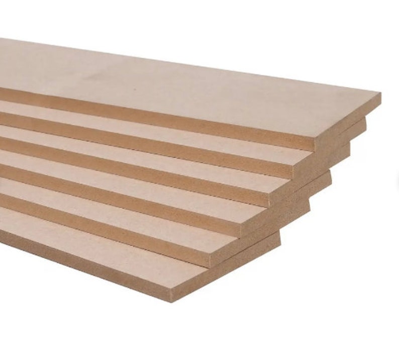 Pack of 125 X MDF Wall Panelling Strips, Multiple Sizes, Shaker Style