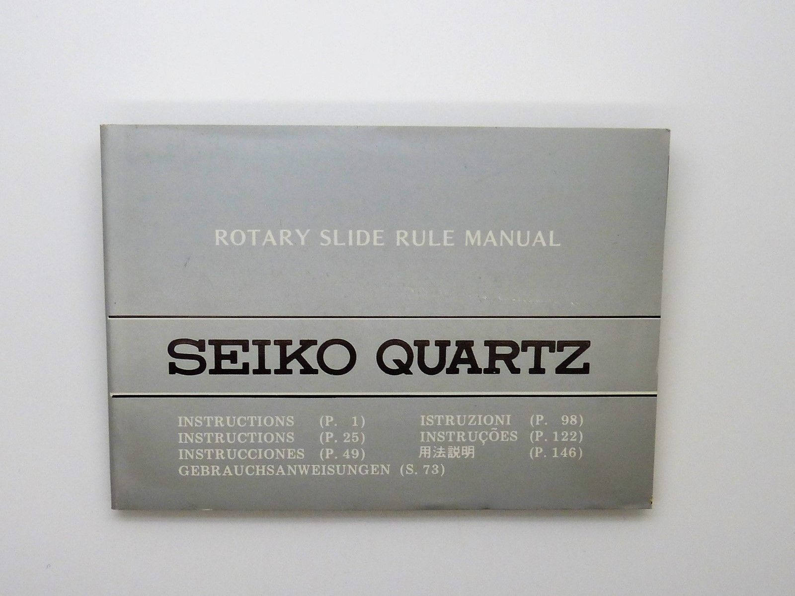 Total 65+ imagen seiko rotary slide rule manual Thptnganamst.edu.vn