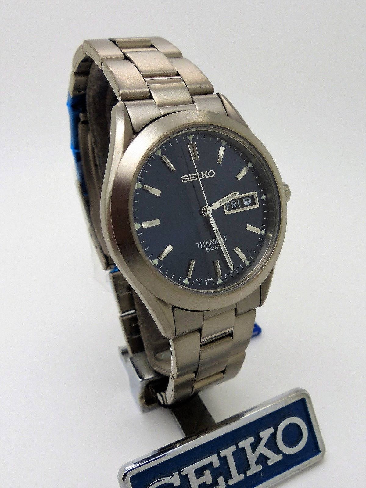 SEIKO Titanium 7N43-0AB0 Ref: SGG601P1 New Box & Papers - Etsy