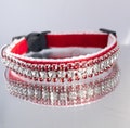 Red Diamanté and Velvet Safety Cat or Kitten Collar product logo