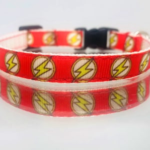 Flash Red Safety Breakaway Cat Collar and Bell