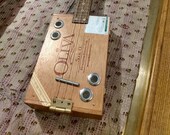 3-String Custom Oliva Cigar Box Guitar Accoustic Electric 14