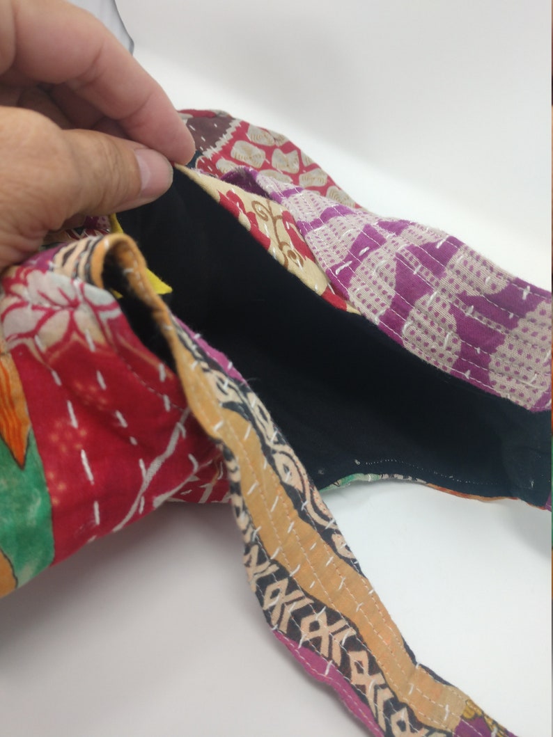 Kantha Patchwork Shopper/'s Handbag Tote Bag Indian Cotton Boho