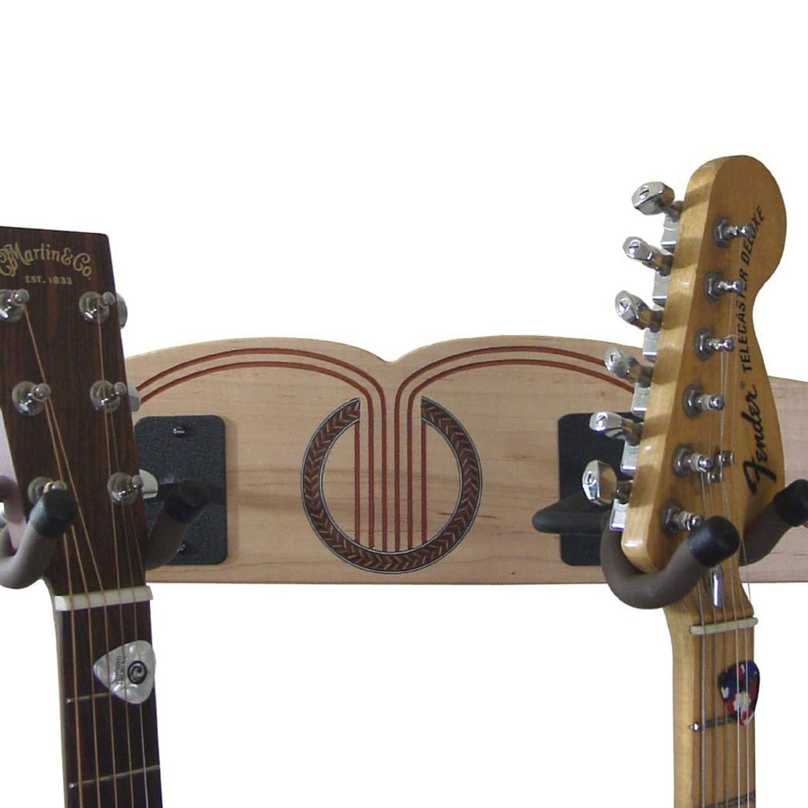 The Profile™ Wall Mounted Multi Guitar Hanger Space Saving Rack Holds