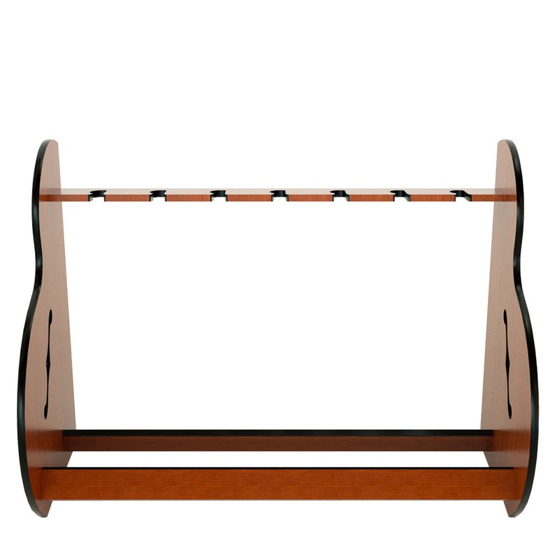 The Session™ Standard Multi Guitar Stand Holds Acoustics & Electrics