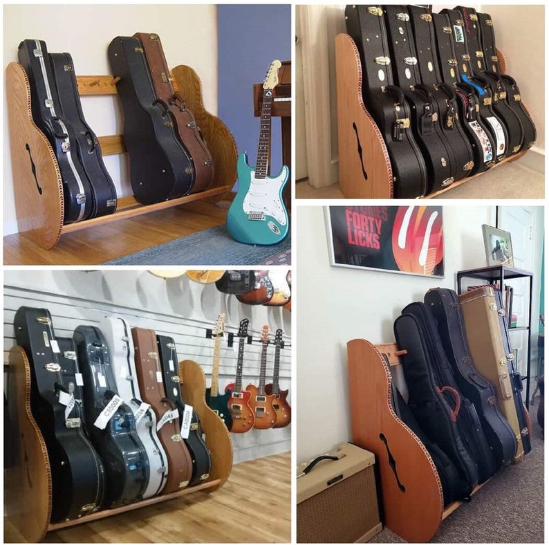 The Studio™ Deluxe Multiple Guitar Case Storage Rack Etsy