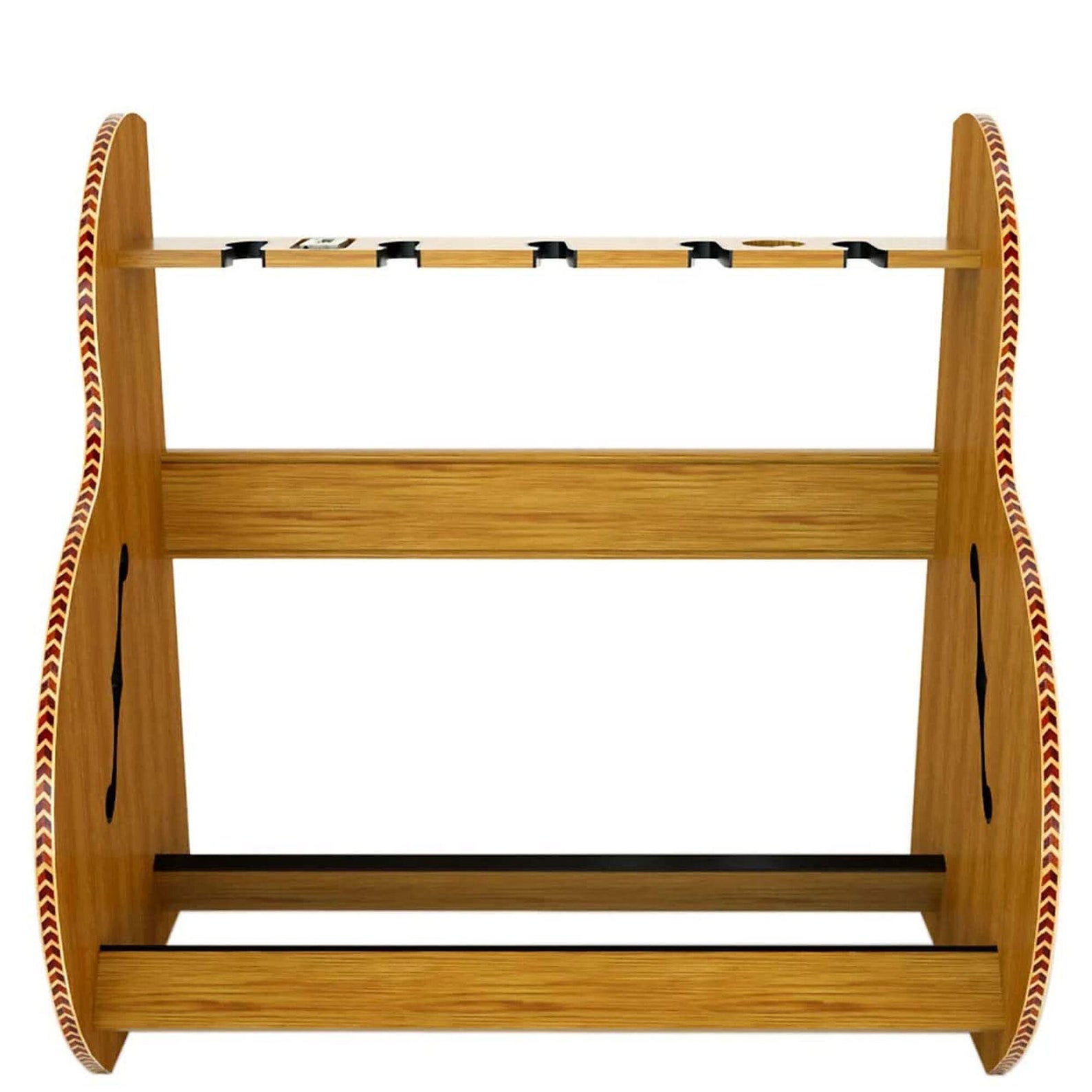 The Session™ Deluxe Multiple Guitar Stand Nitrocellulose Safe Holds