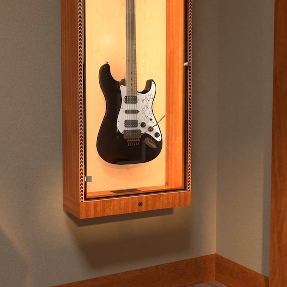 The Showcase Deluxe Guitar Display Cabinet Etsy