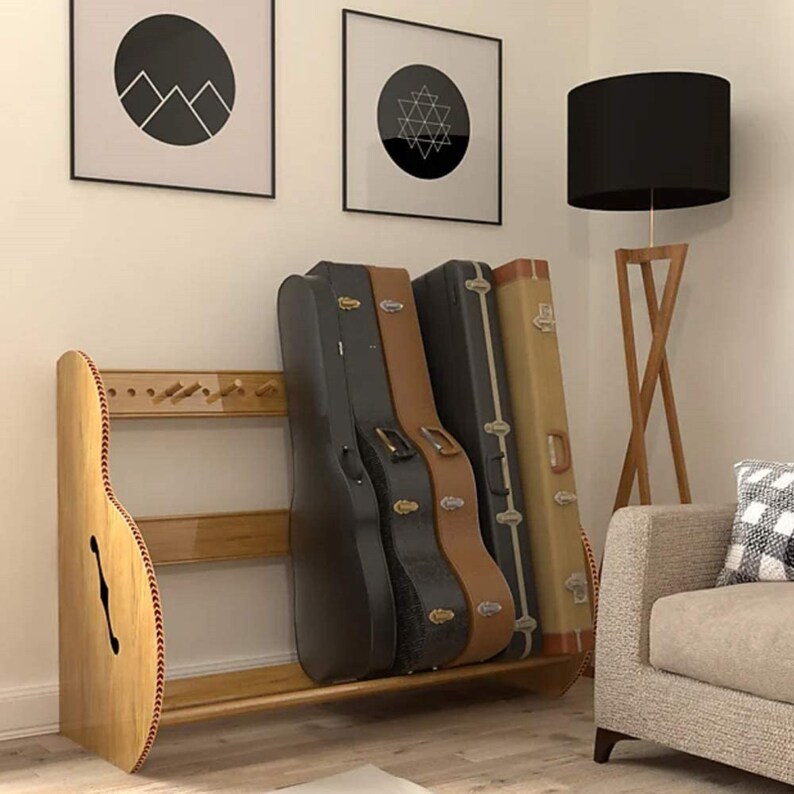 The Studio™ Deluxe Multiple Guitar Case Storage Rack Etsy