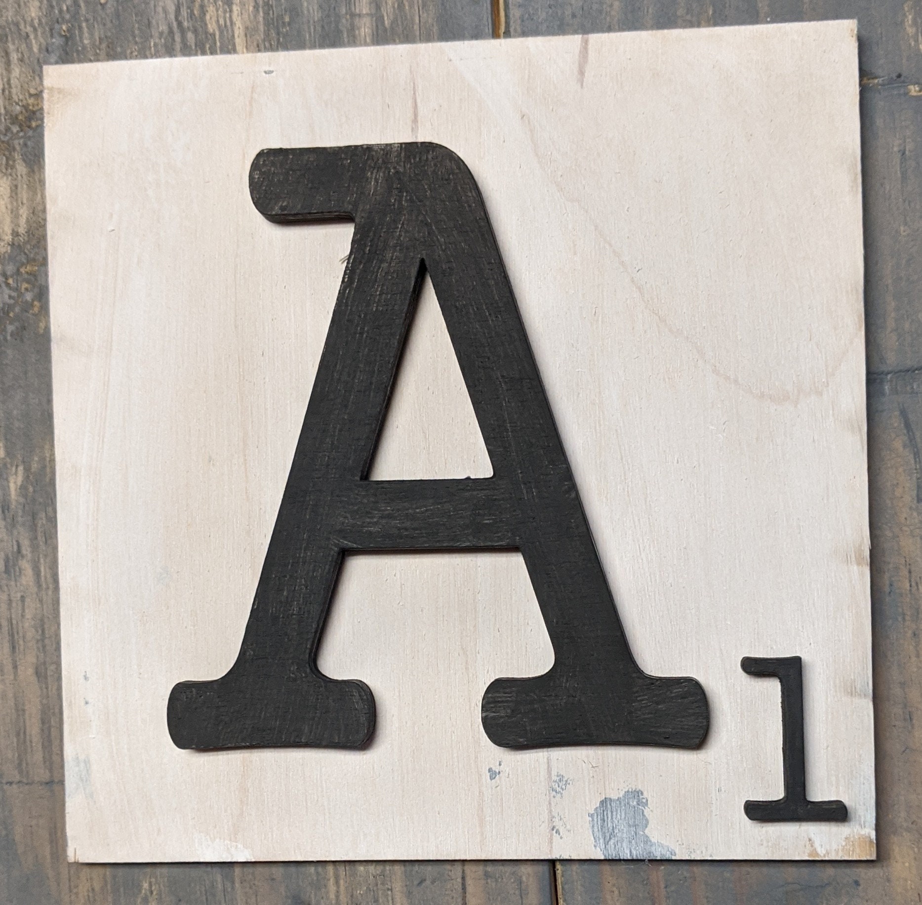 3 Scrabble Wall Art Letters With Personalized Name - Etsy