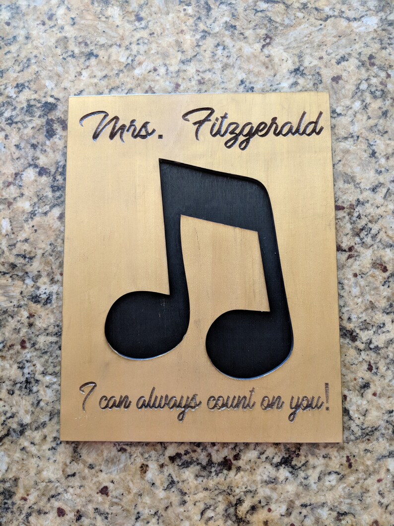 Music Note Wall Hanging Great For Music Lovers or Even Your Etsy