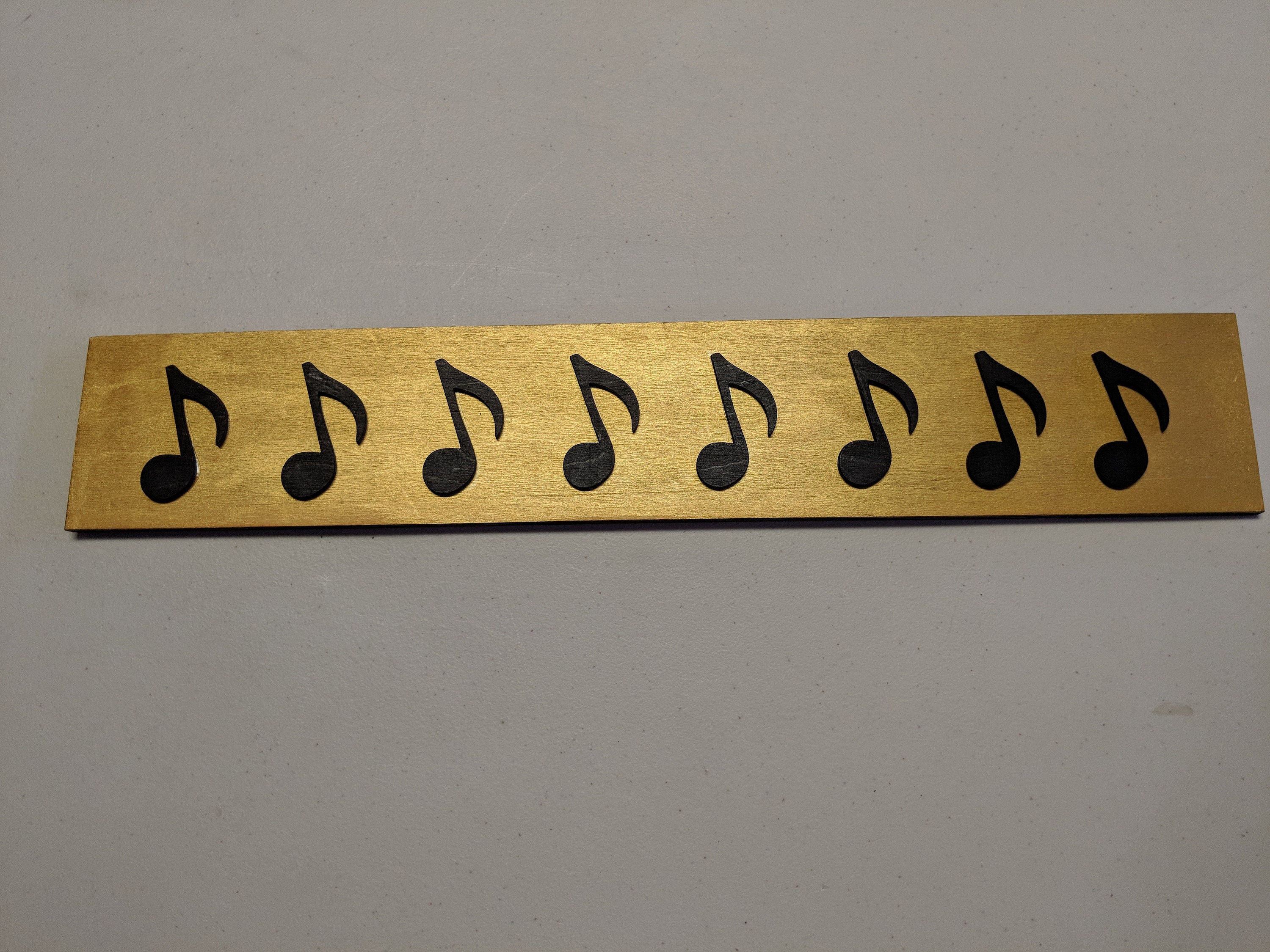 Music Note Wall Hanging Great For Music Lovers or Even Etsy