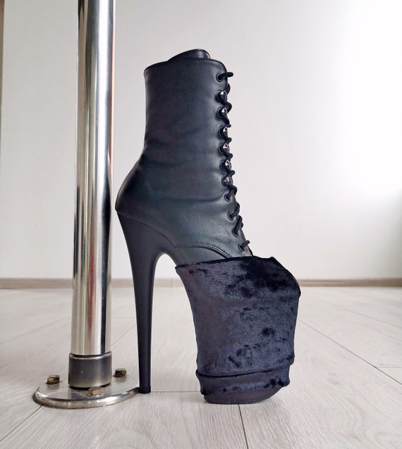 Pole Dance Platforms Protectors Black Velvet Platforms Protectors