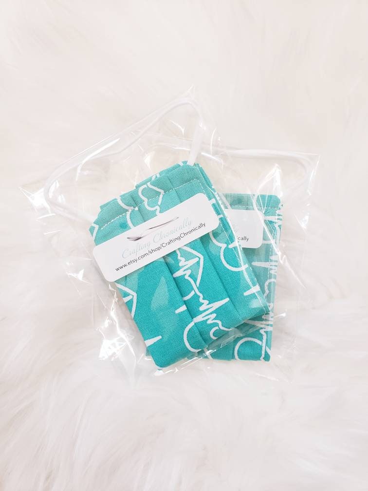 Dysautonomia Face Mask POTS Washable Mask Mask with pocket Etsy