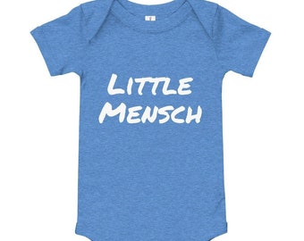 Little Mensch Jewish Baby Shirt