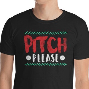 Pitch Please Baseball Player T-Shirt