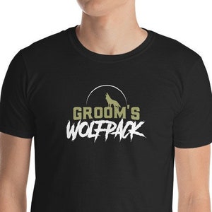 Groom&#39;s Wolfpack Bachelor Party T-Shirt