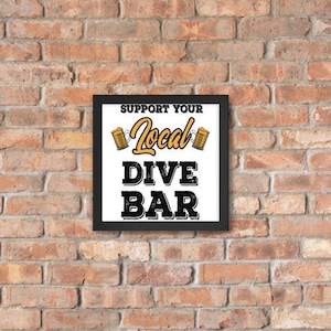Dive Bar Art for Home or Bar