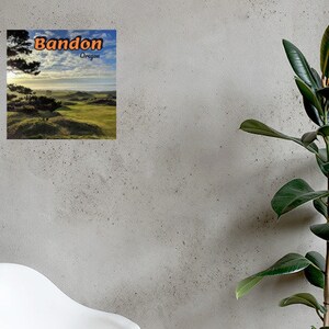 Bandon Oregon Golf Poster for Home