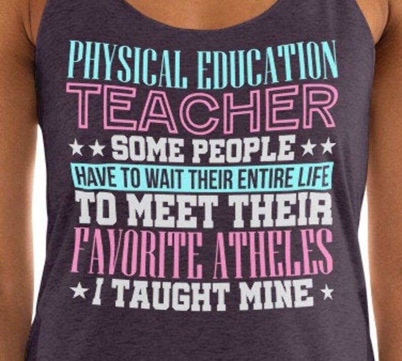 PE Teacher Gift PE Teacher Shirt Gym Teacher PE Teacher Etsy