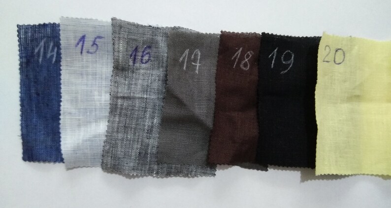 Washed Linen womens pants with elastic waistband and pockets Loose pants Linen culottes Simple pants Wide pants linen trousers 20 colors