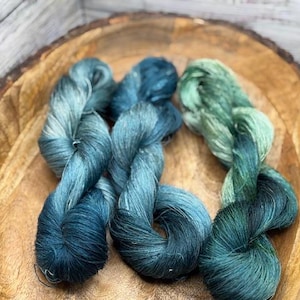 5.2oz of dyed Hemp thread