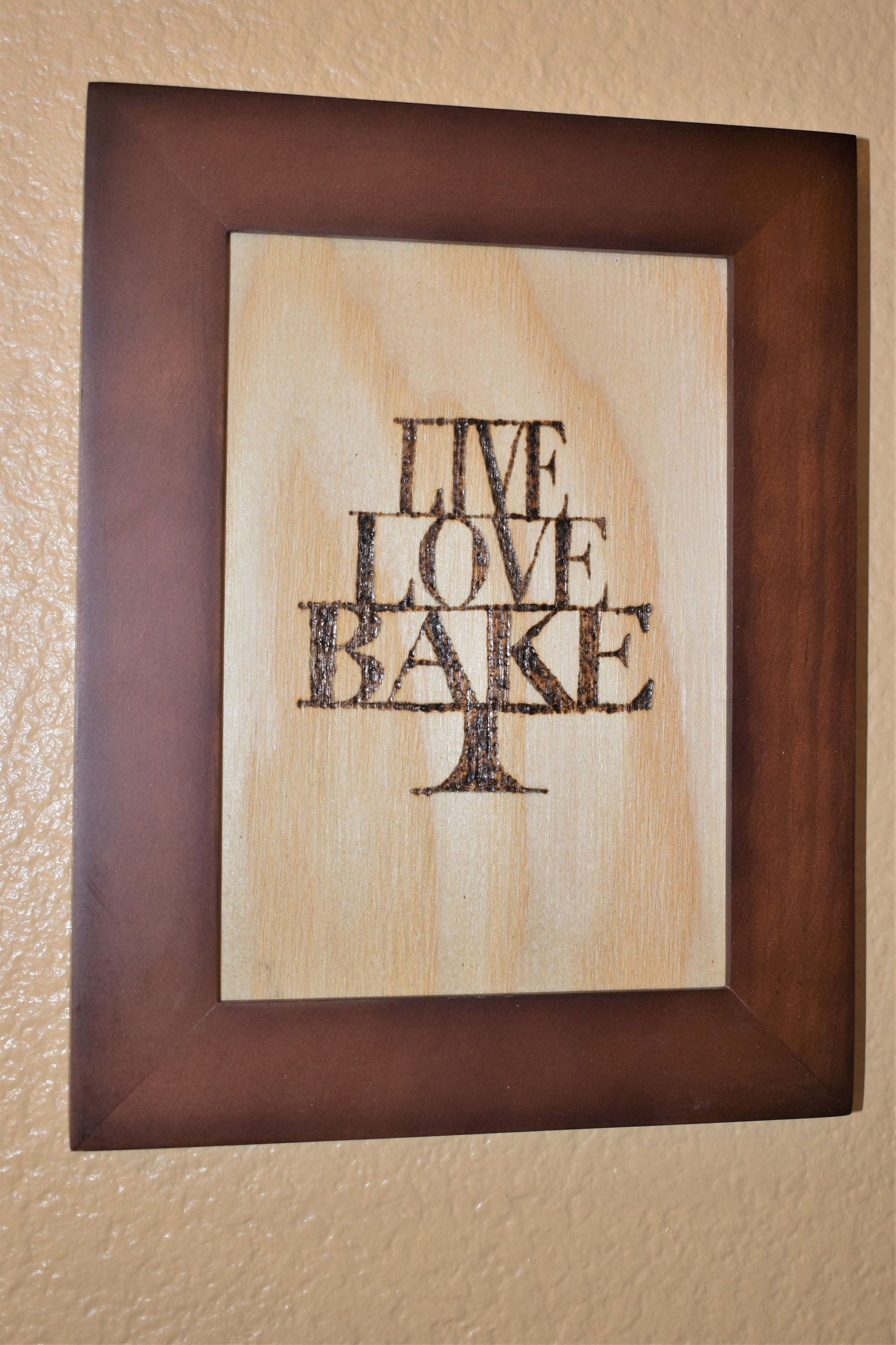 Decoración de la pared de madera arte de la pared de madera | Etsy