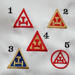 Royal Arch Masonic Napkin  with your Your name, Chapter Name & number