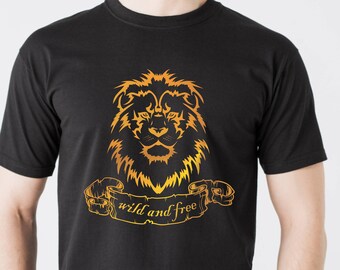 Lion Print T Shirt - Etsy Australia