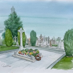 Michael Collin&#39;s grave, Glasnevin, Dublin, Ireland