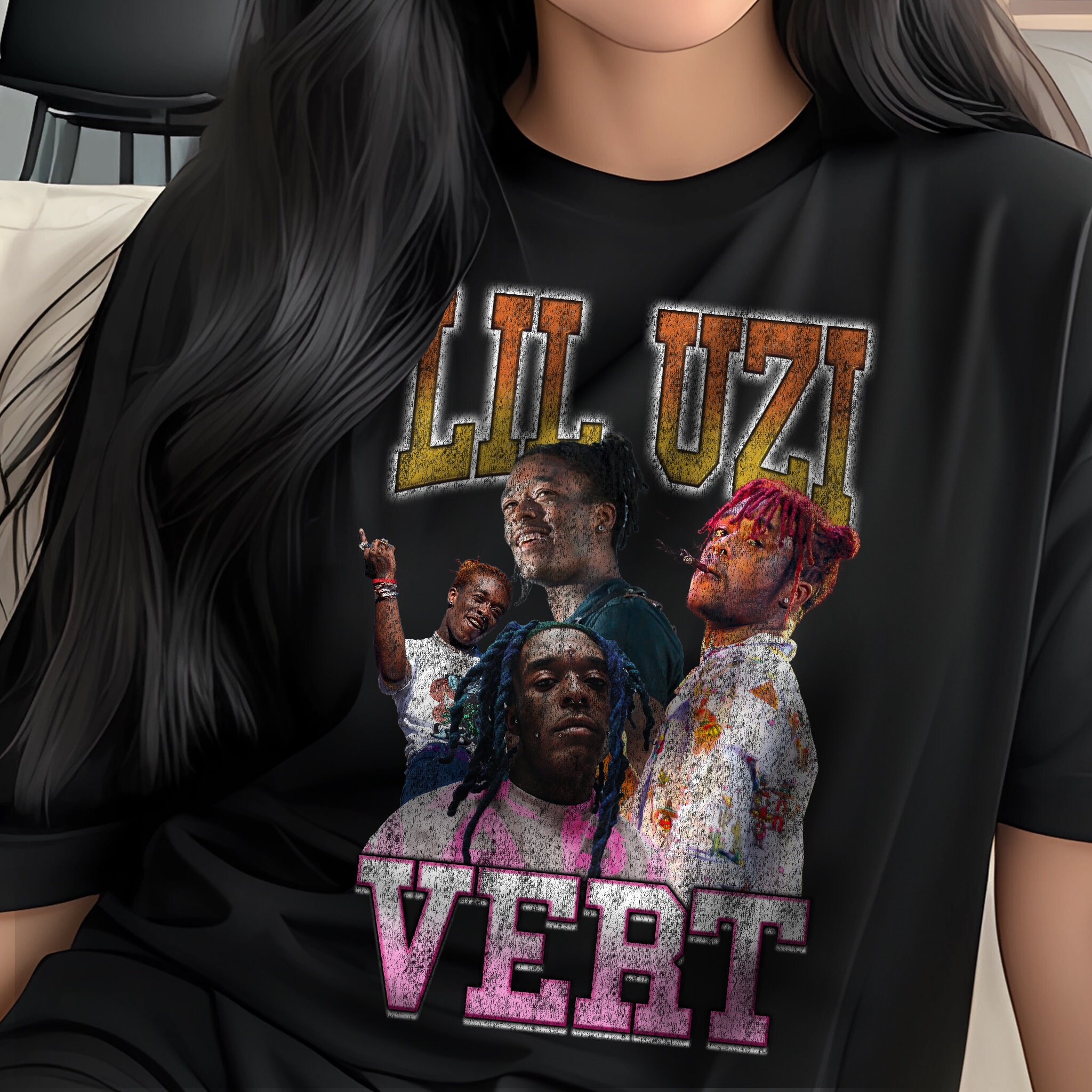 Lil Uzi Vert x Human Made T-Shirt Pink XL