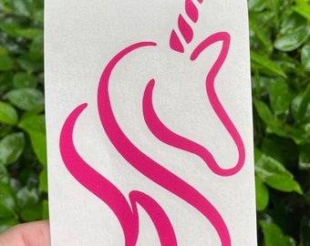 Unicorn decal, tumbler decal, car decal, water bottle decal, holographic decal, unicorn sticker