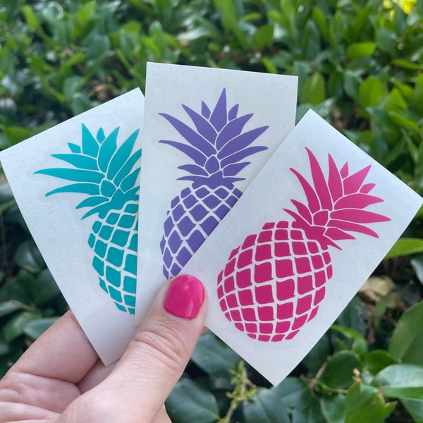 Pineapple decal, car decal, custdom pineapple decal, summer decal