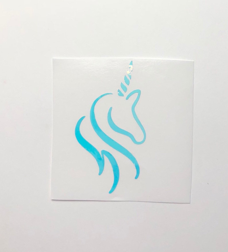 Unicorn Decal Tumbler Decal Car Decal Water Bottle Decal Etsy