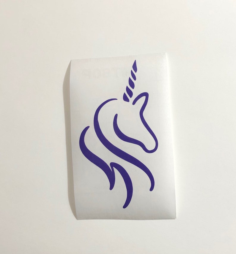 Unicorn Decal Tumbler Decal Car Decal Water Bottle Decal Etsy