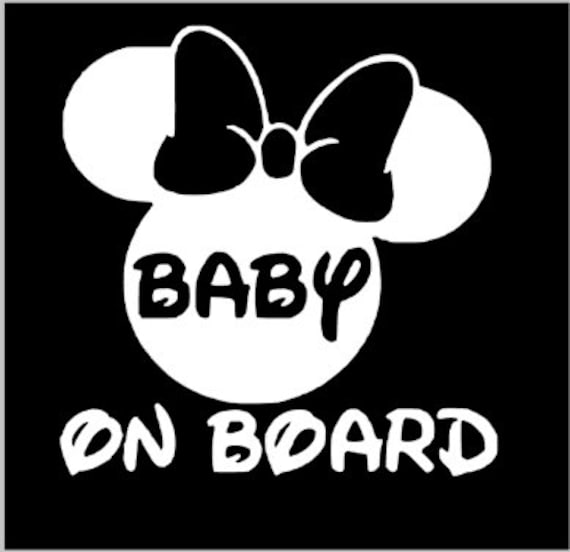 Minnie Mouse White Sticker Graphic Vinyl Decal For Car Wall Laptop Room