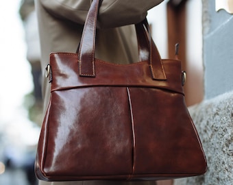Leather tote bag, handmade bag, leather bag,leather shoulder bag, tote, large tote bag, tote bag, handbag