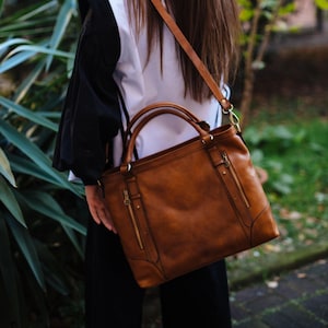 Ledertasche, handgemachte Ledertasche, Handtasche, Frau Ledertasche, elegante Ledertasche, made in Italy Handtasche