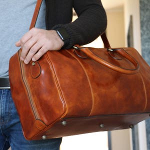 Leder Reisetasche,Leder Seesack, Weekender, Weekender,Leder Reisetasche, Reisetasche, Brauner Seesack, Reisetasche
