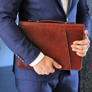 Organizer in pelle, Cartella portadocumenti in pelle, Portfolio in pelle, Portadocumenti, Custodia per tablet, Cartella in pelle, Borsa portadocumenti