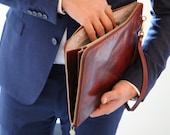 バッグ LIFESTYLIST Leather Document Case Leather Mini Book Bag │ LIFESTYLIST